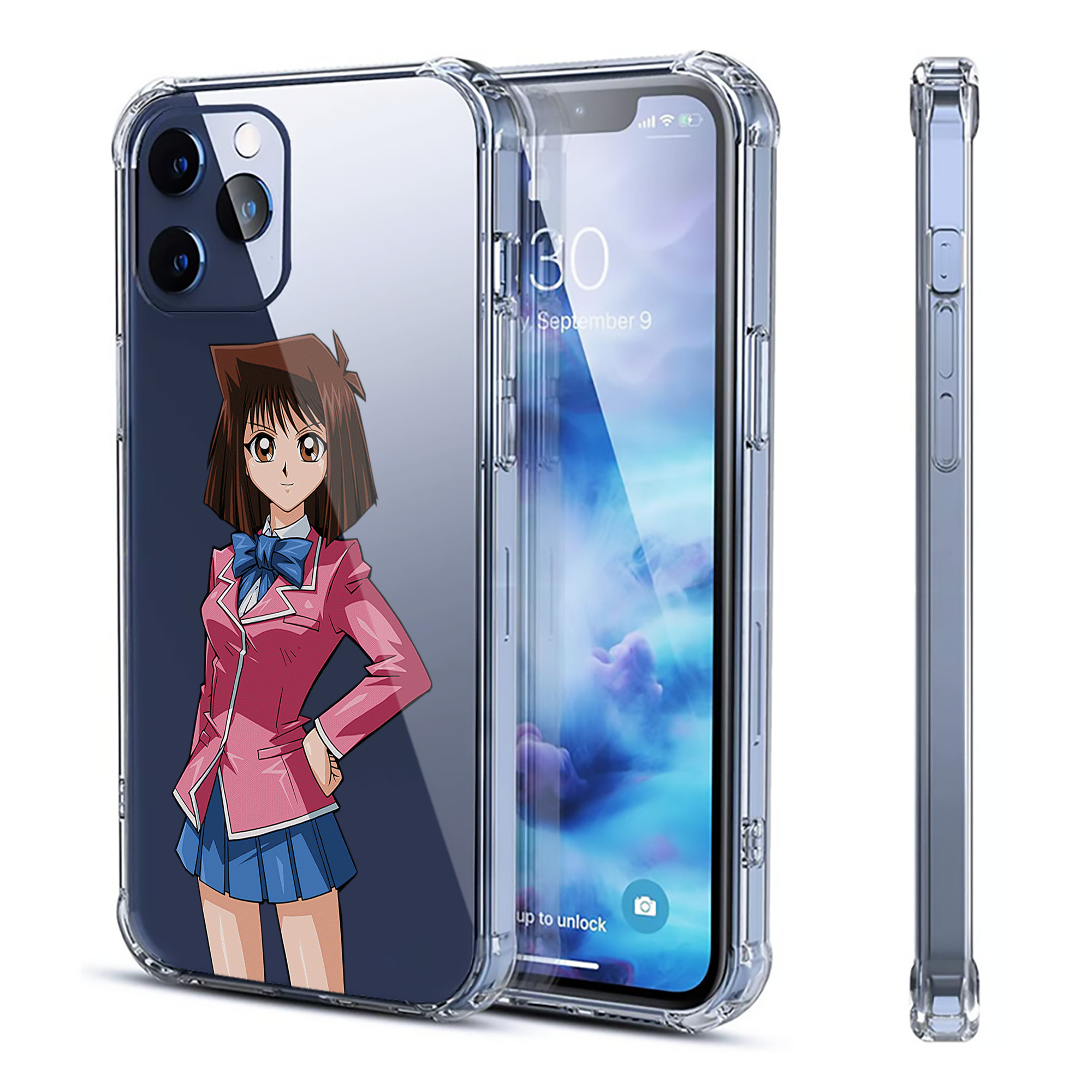 （画像用） 遊☆戯☆王 Yu-Gi-Oh! 【iPhone 12シリーズ対応】透明スマホケース（クリアソフトケース）